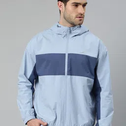 Xtep Striped Hooded Windcheater Running Sporty Jacket-image-89