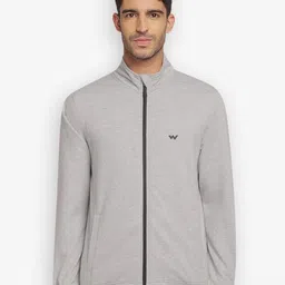 Wildcraft Men Grey Fleece Water Resistant Outdoor Sporty Jacket-picture-17