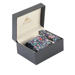 Alvaro Castagnino Men Blue & Red Printed Accessory Gift Set-picture-7