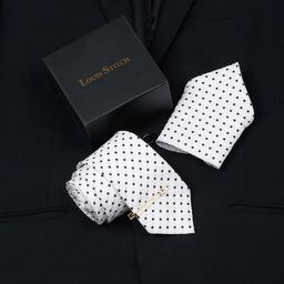 LOUIS STITCH Men Italian Silk Necktie Accessory Gift Set-image-27