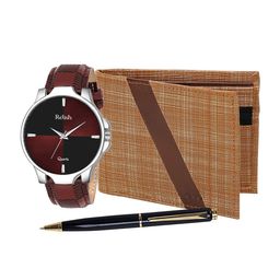 Relish Men Brown Accessory Gift Set-image-63