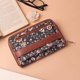 ZOUK Women Floral Printed Zip Around Wallet-67