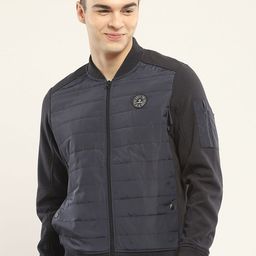 rock.it Men Stand Collar Colourblocked Casual Lightweight Padded Jacket-picture-51