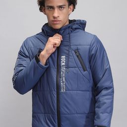 rock.it Men Hooded Typography Printed Casual Lightweight Padded Jacket-image-70