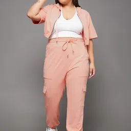 Miss Chase A+ Hooded-Collar Sweatshirt With Joggers Co-Ords-image-38