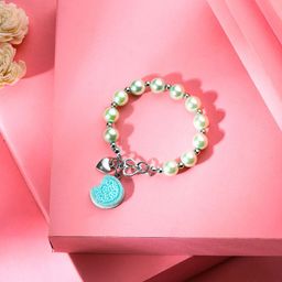 Melbees by Yellow Chimes Girls Beaded Elasticated Bracelet-24