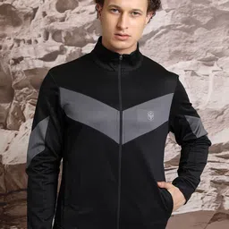 HIGHLANDER Mock Collar Open Front Jacket-10