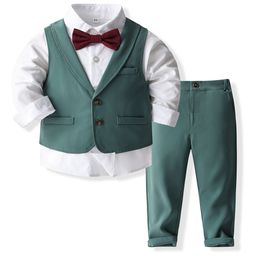 StyleCast x Revolte Boys Pure Cotton Three Piece Suit-image-77