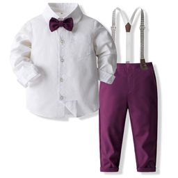 StyleCast x Revolte Boys Cotton Shirt With Trousers & Suspenders-picture-51