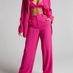 StyleCast x Revolte Magenta Blazer and Trousers Co-ords-image-83