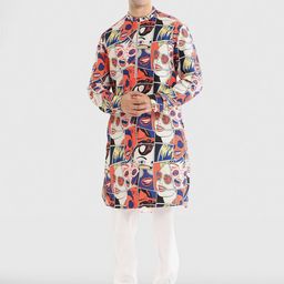 Komal Kothari Graphic Printed Kurta With Pyjamas-picture-23