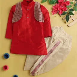 Jeetethnics Boys Regular Kurta with Dhoti Pants-25