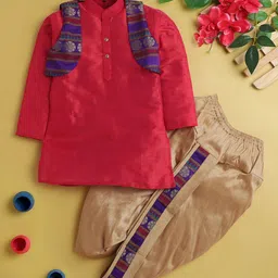 Jeetethnics Boys Regular Kurta with Dhoti Pants-52