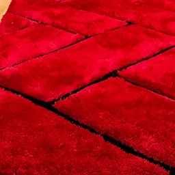 Shopgallery Red Geometric Anti-Skid Carpet-image-55