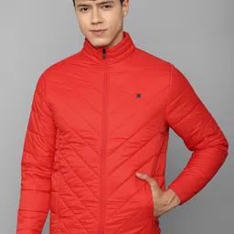 Allen Solly Men Red Cotton Padded Jacket-image-40