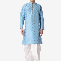 ROYAL KURTA Ethnic Motifs Printed Regular Kurta With Dhoti Pants-image-77