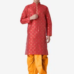 ROYAL KURTA Ethnic Motifs Printed Regular Kurta With Dhoti Pants-image-70