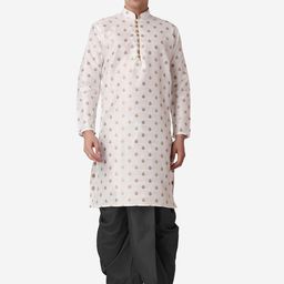 ROYAL KURTA Men Ethnic Motifs Printed Kurta with Dhoti Pants-picture-22