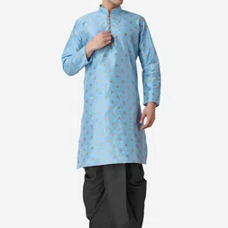 ROYAL KURTA Ethnic Motifs Printed Regular Kurta With Dhoti Pants-image-75