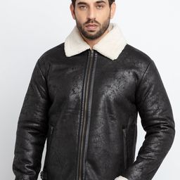 Status Quo Men Black Open Front Jacket-picture-9