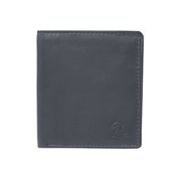 Kara Men Black Solid Two Fold Leather Wallet-15