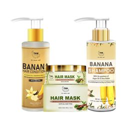 TNW the natural wash Unisex Banana Conditioner & Shampoo, Amla Hair Mask- 500 ml-42