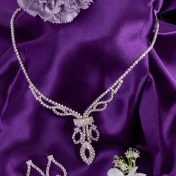 SOHI Silver-Plated Stone-Studded & Beaded Jewellery Set-image-60