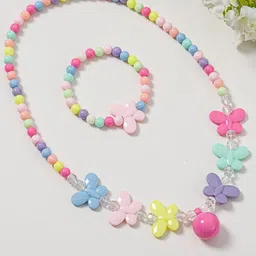 SYGA Girls Beaded Necklace and Bracelet-image-30