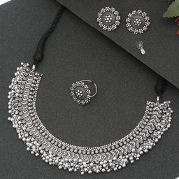Sangria Gold-Plated Jewellery Set-40