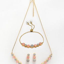 Anouk Gold-Plated AD-Studded Jewellery Set-image-96