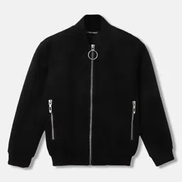 Antony Morato Boys Zip Detail Stand Collar Bomber Jacket-47