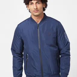 SPYKAR Henley Collar Bomber Jacket-18