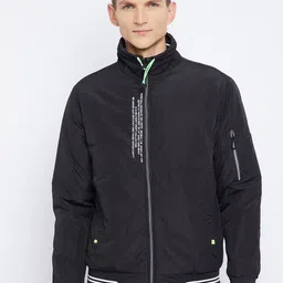 Duke Men Black Bomber Jacket-picture-26