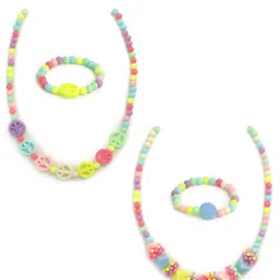 EL REGALO Set Of 2 Yellow Jewellery Beaded Set-22