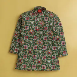 Jeetethnics Boys Ethnic Motifs Printed Regular Kurta with Pyjamas image 2