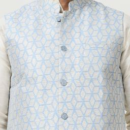 Anouk Woven Design Nehru Jacket image 4
