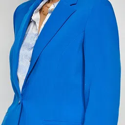 AND Notched Lapel Long Sleeves Single-Breasted Blazer image 2