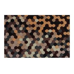 PRESTO Brown & Grey Geometric Hand-Tufted Rectangular Carpet image 2