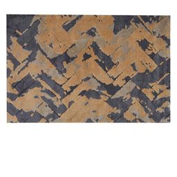PRESTO Brown & Grey Abstract Rectangular Floor Carpet image 2