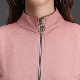 TANDUL Mock Collar Lightweight Open Front Jacket image 3