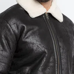 Status Quo Men Black Open Front Jacket image 3