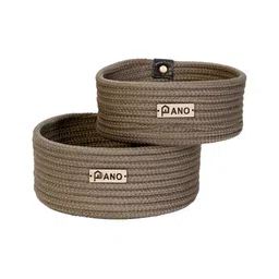 Pano Beige Set of 2 Regular Multi-Utility Organisers image 2