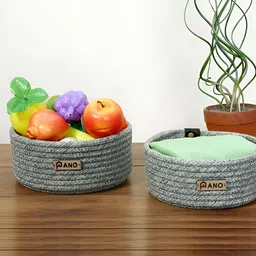 Pano Grey Set of 2 Regular Multi-Utility Organisers image 2