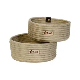 Pano Beige 2 Pieces Regular Multi-Utility Organisers image 2