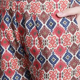 JAINISH Digital Printed Cotton Top With Jacket & Trouser image 3
