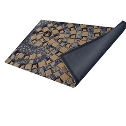 PRESTO Grey Abstract Printed Rectangular Carpets image 3