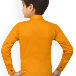 BAESD Boys Typography Printed Mandarin Collar Tailored Jacket With Attached T-shirt image 2