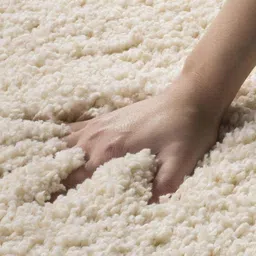 IMRA CARPET Grey Shaggy Rectangular Carpet image 3