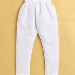 Jeetethnics Boys Geometric Embroidered Mandarin Collar Regular Straight Kurta With Pyjamas image 3