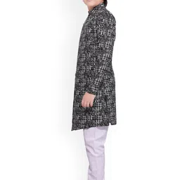 BAESD Boys Abstract Printed Regular Kurta with Pyjamas image 2